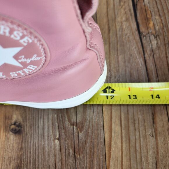Converse CTAS Cozy Sherpa Platform Lift Women's 11* Pink Leather High Top Shoes - Picture 9 of 10